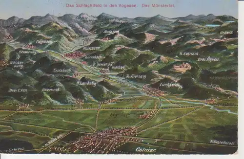 Schlachtfeld in den Vogesen: Münstertal gl1915 201.246