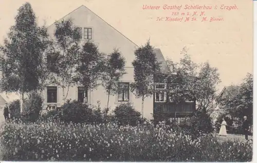 Schellerhau Unterer Gasthof gl1913 86.741