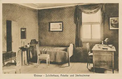 Weimar Schillerhaus Arbeits-u. Sterbezimmer ngl 118.016