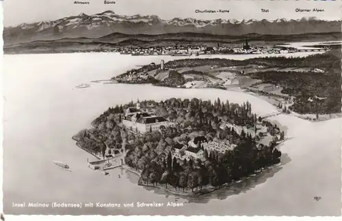 Insel Mainau i.Bodensee Konstanz Alpen ngl 26.859