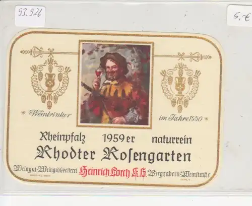 Rhodter Rosengarten H. Lorch Bergz.-Weinstr. 93.926