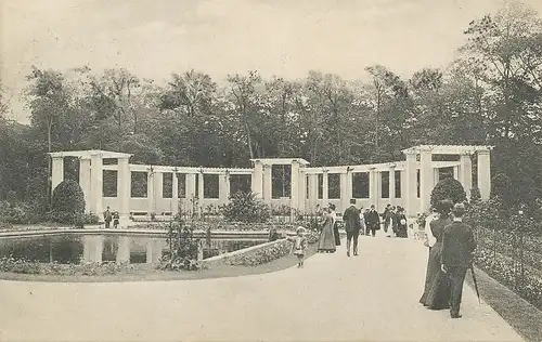 Berlin-Tiergarten Partie im Rosengarten gl1914 116.990