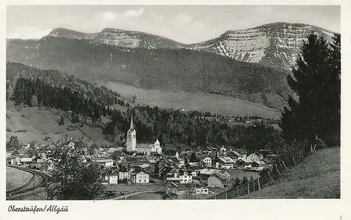 Oberstaufen Panorama gl1955 126.334