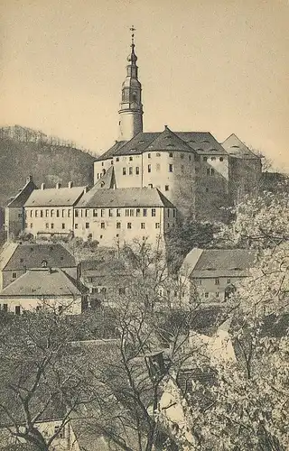 Dresden Schloss Weesenstein im Frühling ngl 118.116