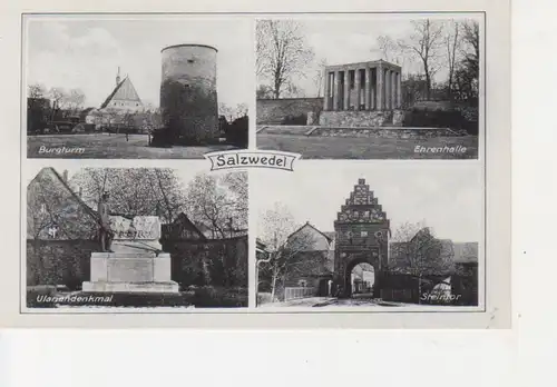 Salzwedel Burgturm Ehrenhalle Denkmal Tor ngl 90.900