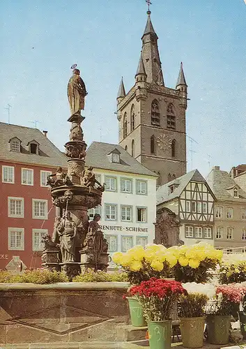 Trier Markt Brunnen St. Gangolph ngl 132.438