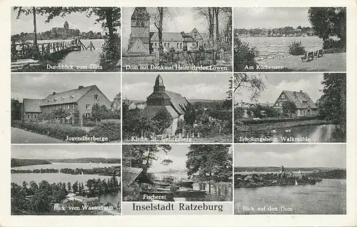 Ratzeburg Mehrbildkarte Teilansichten ngl 116.454