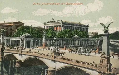 Berlin Friedrichsbrücke mit Galerie feldpgl1916 117.272