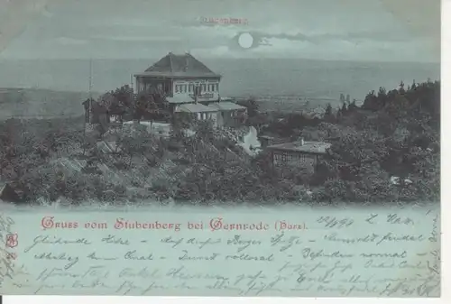 Gernrode Gruß vom Stubenberg gl1898 91.909