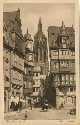 Frankfurt a.M. Domblick vom alten Markt ngl 132.215