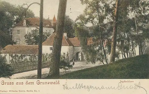 Berlin-Grunewald Jagdschloss gl1902 117.106