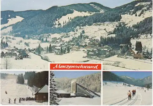 Menzenschwand Winter-Mehrbildkarte gl1983 26.493