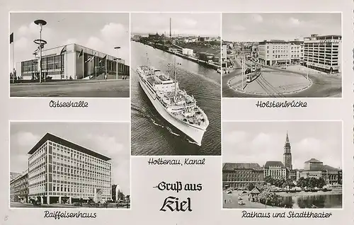 Kiel 5 Teilansichten gl1955 118.324