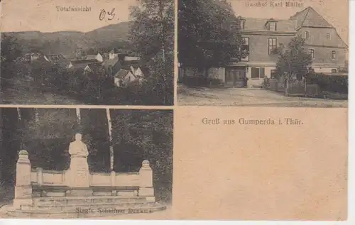 Gumperda Gasthof Schaffner-Denkmal Totale gl19? 89.124