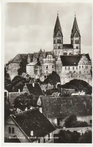 Quedlinburg Schloß und Stiftskirche ngl B6582