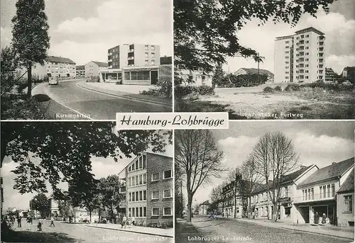 Hamburg-Lohbrügge Teilansichten gl1962 116.554