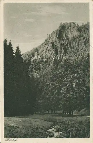 Oberhof Räuberstein mit Silbergraben gl1929 125.256