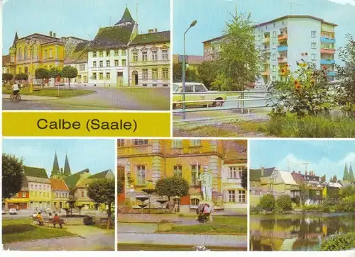 Calbe/Saale Mehrbildkarte gl1983 B6397