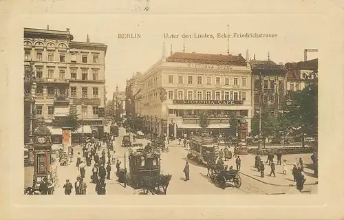 Berlin Unter den Linden/Friedrichstraße gl1912 117.368