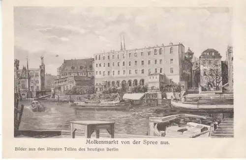 Berlin Molkenmarkt von der Spree aus ngl B4788