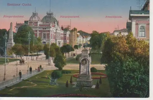 Gotha Denkmal Hauptpostamt Arnoldiplatz ngl 89.504