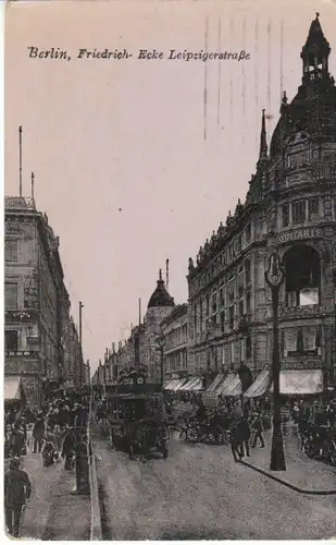 Berlin Friedrich- Ecke Leipzigerstr. feldpgl1916 B4800