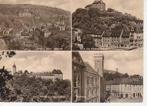 Greiz Rathaus Schloss Panorama gl1967 88.550
