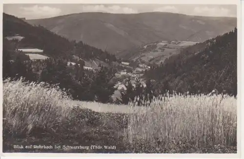 Blick auf Rohrbach bei Schwarzburg ngl 88.625