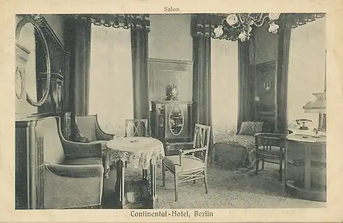 Berlin Hotel Continental Salon gl1910 117.510