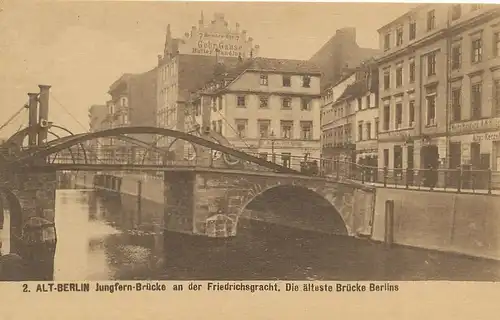 Alt-Berlin Jungfern-Brücke ngl 117.277