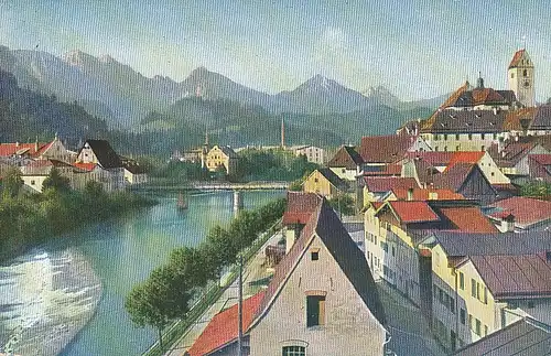 Füssen Blick gegen Süden gl1931 123.271