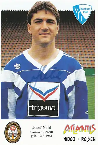 Fußball: VfL Bochum Josef Nehl Werbek. 112.013