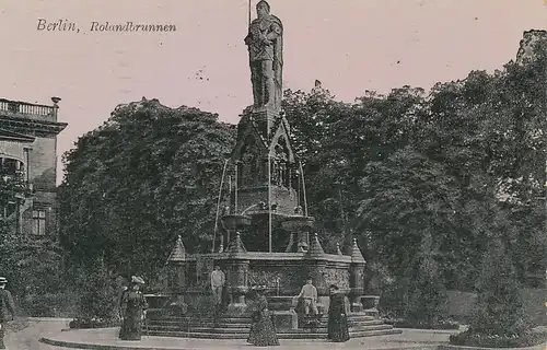 Berlin Rolandbrunnen feldpgl1915 117.300