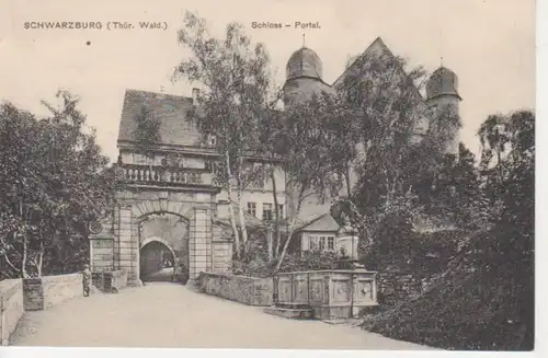 Schwarzburg Schloss-Portal ngl 88.806