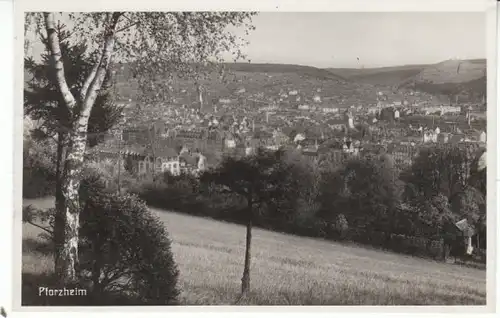Pforzheim Blick auf die Stadt gl1929 26.954