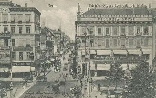 Berlin Friedrichstr./Unter d. Linden gl1906 117.363