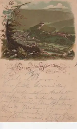 Schwarzburg Litho Panorama glca.1900 88.793