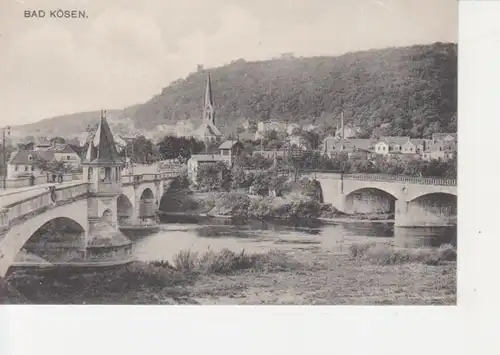 Bad Kösen mit beiden Saalebrücken ngl 92.252