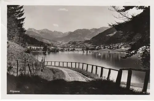 Der große Alpsee bei Immenstadt Allgäu gl1937 28.450