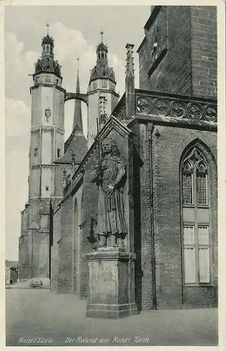 Halle/Saale Roland am Roten Turm gl1939 117.995