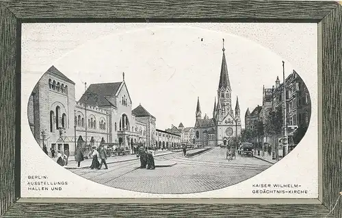 Berlin Ausstellungshallen u. Kirche feldpgl1915 117.796