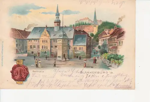 Blankenburg Rathaus gl1903 91.312