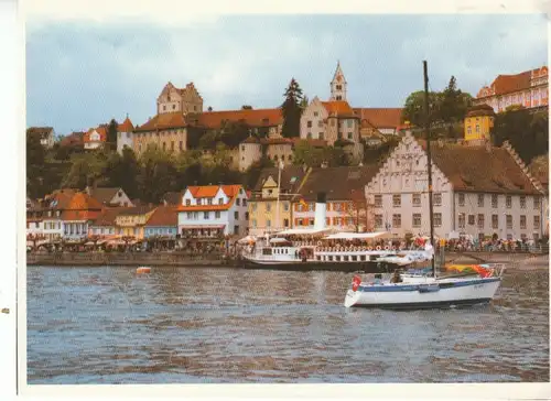 Meersburg Bodensee vom See her gl1995 28.432