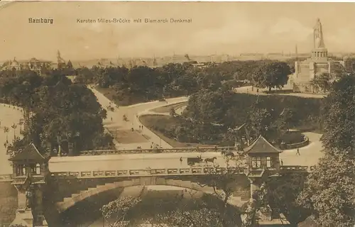Hamburg Kersten-Milesbrücke Denkmal feldpgl1918 116.450