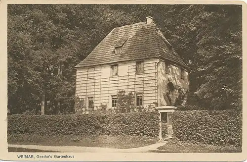 Weimar Goethes Gartenhaus ngl 118.020