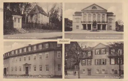 Weimar Goethe-u. Schillerhaus Theater gl1944 92.692