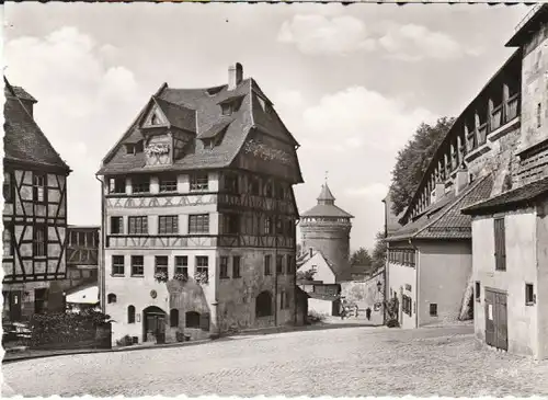 Nürnberg Dürer-Haus und Wehrgang ngl 29.073