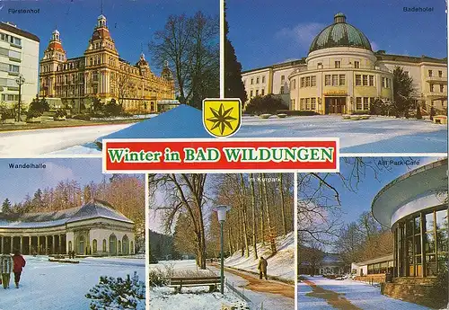 Bad Wildungen Teilansichten im Winter gl1985 116.777