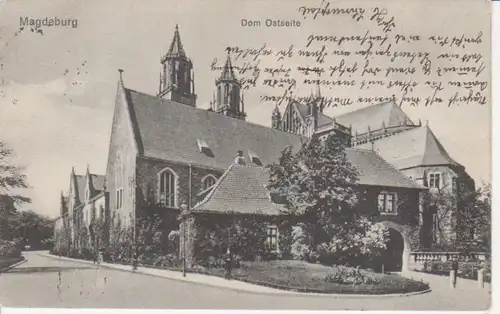 Magdeburg Dom Ostseite gl1913 90.580