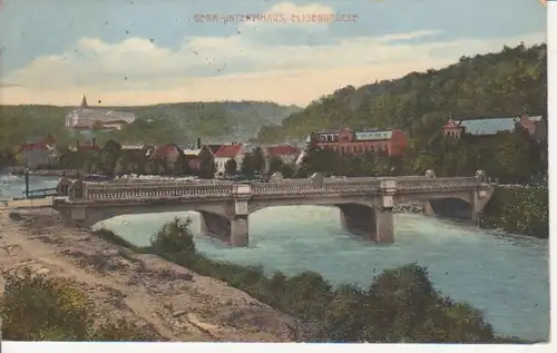 Gera-Untermhaus Elisenbrücke gl1914 89.922